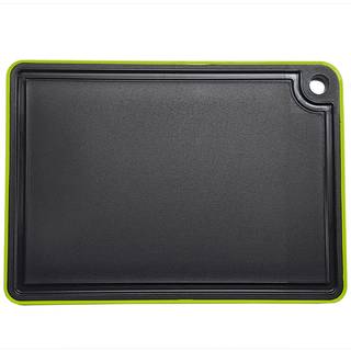 Daloplast Skærebræt, sort/lime, 27 x 19 cm
