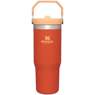 Stanley Iceflow Rustfrit st?l tumbler med halm - vakuumisoleret vandflaske til hjemmekontor eller biler, der er genanvendelig, med halml?kagebest
