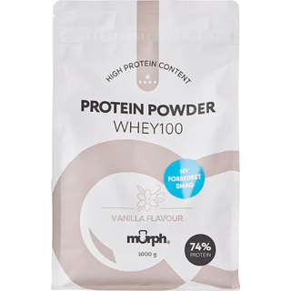Proteinpulver m. vaniljesmag (På lager i varehus)