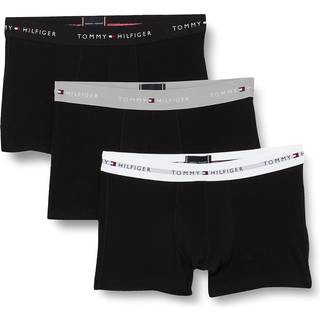 Tommy Hilfiger 3-pak WB Trunks - Black/White - Medium * Kampagne *