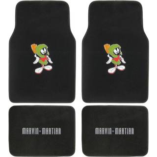 BDK Warner Bros Looney Tunes Marvin The Martian Universal Fit 4PC St Biltilbehr Gulvmtter - Front 26"""" x 16.5"""" & Bag 14"""" x 16.5"""" Tppe bilm