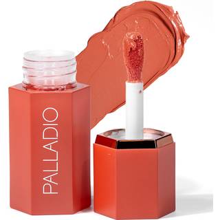 Palladio Liquid Blush For Cheeks & Lips 2-i-1 Makeup Face Blush Weightless Cream Formula Smudge Proof Long-Wearing Pigmentered Blush Natural Look