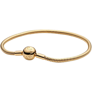 Pandora Gold Moments Smooth Clasp Bracelet - 17cm