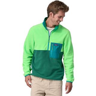 Patagonia Microdini 1/2 Zip Fleecesweatere Herrer størrelse XS farve grøn