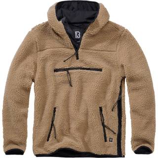 Brandit Teddyfleece Anorak m. Hætte Camel