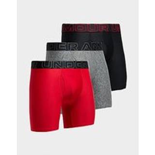 Under Armour 3-pak Performance Tech Solid 6in Boxers - Red - X-Large