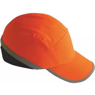 Bump cap m/lang skygge - Orange