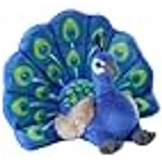 Wild Republic Cuddleekins Eco Mini Peacock Fyldt dyr 8 tommer plys legetøjsfyld er spundet genanvendt vandflasker miljøvenlig