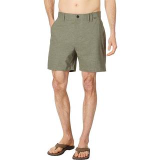 "Hurley Phantom Heather 18"" Shorts" - 28 - olive