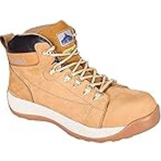 Steelite Mid Cut Nubuck-Støvle SB HRO - Honning (Størrelse: 38)