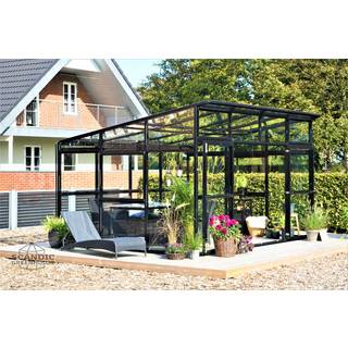 SCANDIC MODI 12,4 DRIVHUS, materiale Glas sider / Glas tag - Stormsikkert