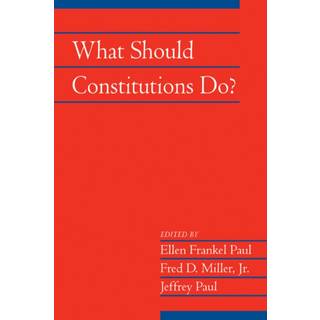 What Should Constitutions Do?
