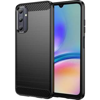 SKALO Samsung A05s 4G Armor Carbon Stødsikker TPU-cover - Sort