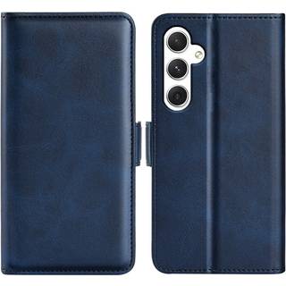 SKALO Samsung S24 Premium Wallet Flip Cover - Blå