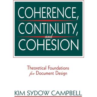Coherence, Continuity, and Cohesion