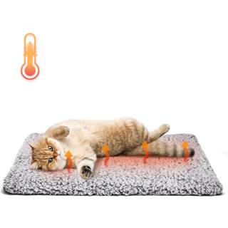 Nobleza selvopvarmende katteseng Superbld termisk hundekasse Sengemtte til at sove Vaskbar Anti-Slip Selvvarmende Kledyrs Kennel Pad til Sm M