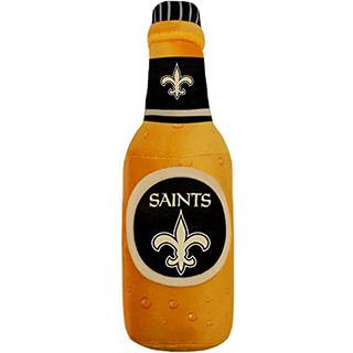 NFL New Orleans Saints lflaske Plys Hund & CAT Squeak Legetj - Sdeste Stadium SODA Flaske Snack Plys Legetj til Hunde & Katte med indre Squea