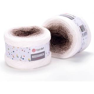 Garnkunstblomster Rosegarden 100% bomuld 250gr 8,80 oz 1094yd Multicolor Cotton Garn Rainbow Crochet Yarn Spring Summer (308)