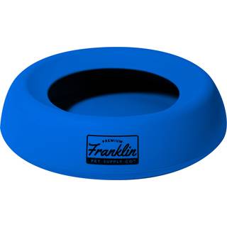 Franklin Pet Supply Travel Pet Silicon Bowl 27oz. - Intet spild - BPA gratis - Splash Proof - For Water and Food - Rejses smart design - b?rbart