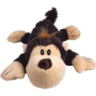 Kong Cozie Funky Monkey Squeaky Plush Dog Leget?j til medium hunde