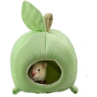 Aniac Pet Winter Hanging Fruit House Hammock Warm Bed Nest Tilbeh?r til Hamster Guinea Pig Hedgehog Chinchilla og sm? dyr (gr?n)