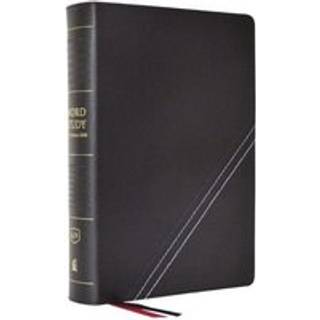 KJV, Word Study Reference Bible, Bonded Leather, Black, Red Letter, Comfort Print