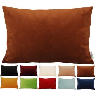 Tangdepot solid fl?jl kast pude covereuro shamcushion sham super luksus bl?d pude sager Mange farver og st?rrelse muligheder - (12x20 chokolade)