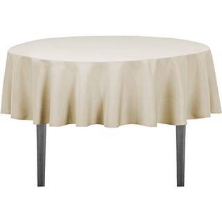 LINESTEBLOTHLOTH 70-tommer rund polyester duge beige