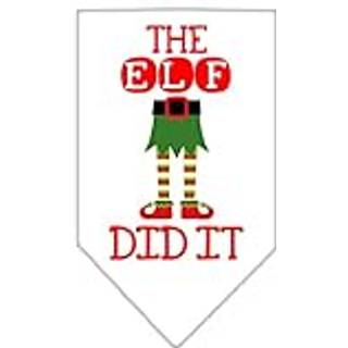 Head Elf Ichary Screen Print Bandana Navy Blue Small