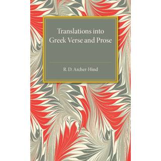 Translations into Greek Verse and Prose