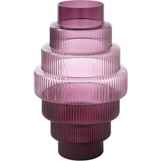 POLSPOTTEN Vases - 'Steps' vase, purple, extra large in PURPLE Glass