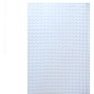 Ambiance Shaggy Tæppeløber Ensfarvet - Hvid - 80x250 (Løber)
