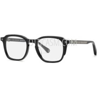 Philipp Plein Mand VPP059M PLEIN VELVET SKY TAORMINA 700 Optiske stel Acetat Sort Firkantet