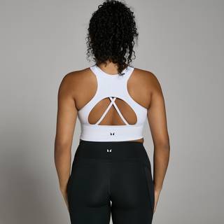 MP Power Longline Sports Bra til kvinder – Hvid - XS