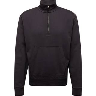 BOSS Orange Herren Troyer schwarz unifarben