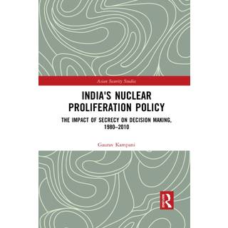 India's Nuclear Proliferation Policy