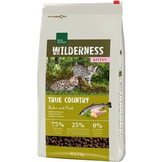 REAL NATURE Kitten Wilderness True Country kylling & fisk 2,5 kg