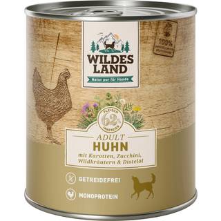 Wildes Land Adult hundefoder med kylling, gulerødder, zucchini, vilde urter og tidselolie 66.19 DKK/1 kg (6 x 800.0g)