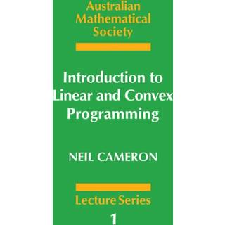 Introduction to Linear and Convex Programming