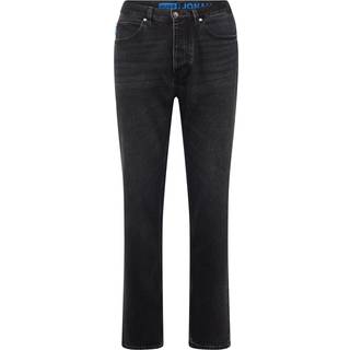 HUGO Jonah Straight Fit Jeans Washed Black