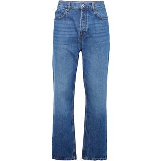HUGO Blue Nate Baggy Jeans Mid Wash Blue