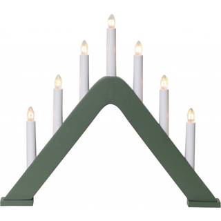 Star Trading - Advent Candlestick Jarve - Green - 36 cm