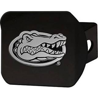 Fanmats 21028 Team Color 4-1/2 """" X 3-3/8 """" Florida Hitch Cover (Black)