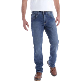 Carhartt Rugged Flex Relaxed Straight Jeans Jeans Herrer størrelse 32 - Length: 32 farve blå