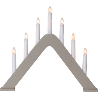 Star Trading - Advent Candlestick Jarve - Beige - 36 cm