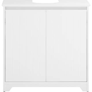 SoBuy Håndvaskskab med 2 døre Hvid 60x30x60cm