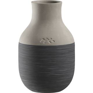 Kähler Omaggio Circulare Vase H12.5 cm Antracitgrå