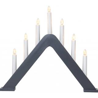 Star Trading - Advent Candlestick Jarve - Graphite - 36 cm