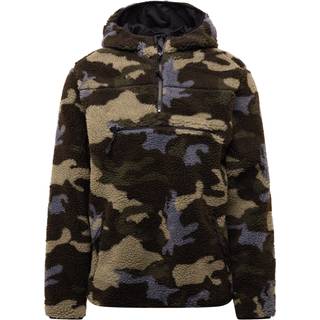 Brandit Teddyfleece Anorak m. Hætte Dark Camo - L