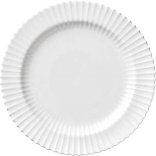 Lyngby Tallerken - 20 cm - Hvid